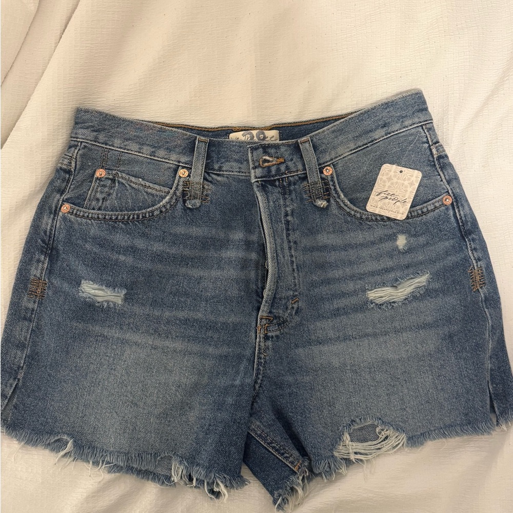 Free People Jean Shorts
